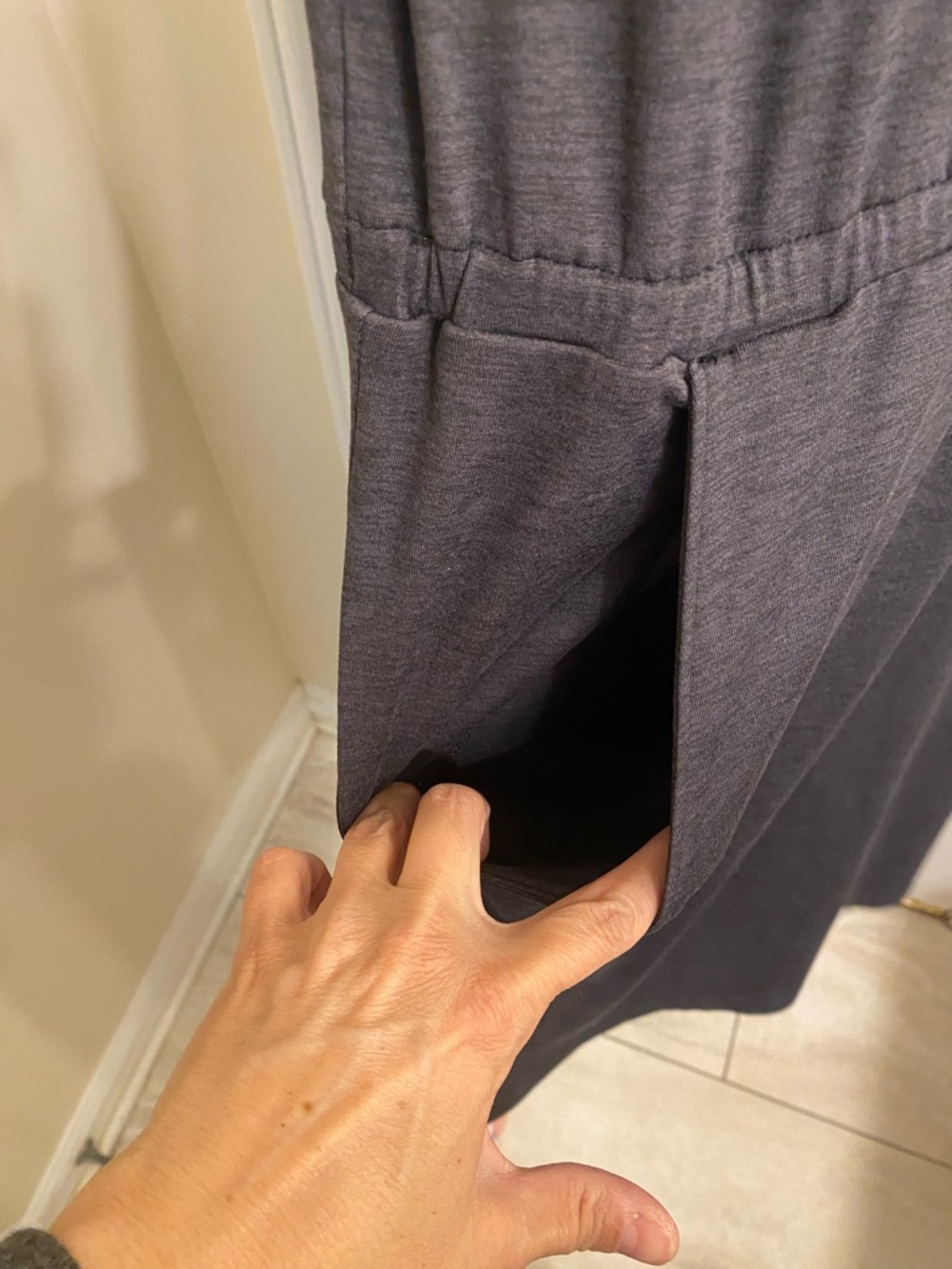 Columbia Women’s Pacific Haze Dress Stretch Comfort Pockets Gray Size Large NWT - Picture 6 of 12